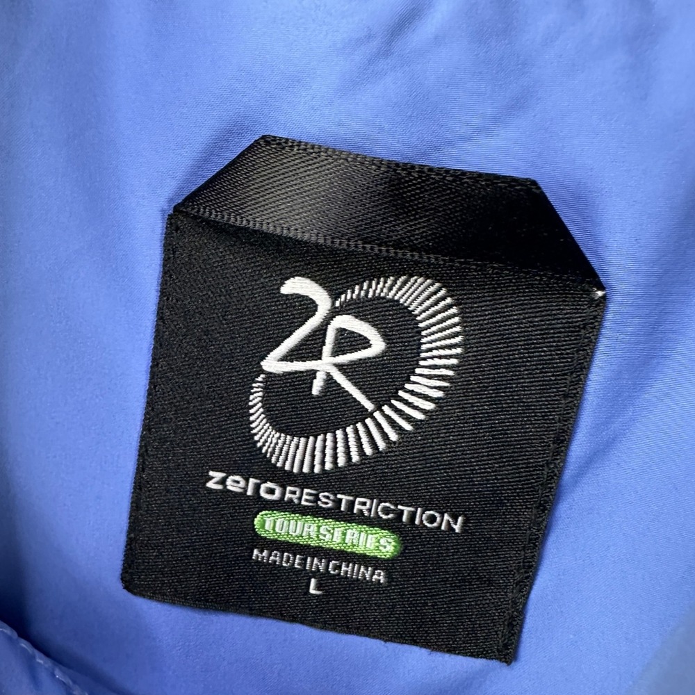 Zero Restriction Men Pullover Jacket Large Blue Q… - image 4